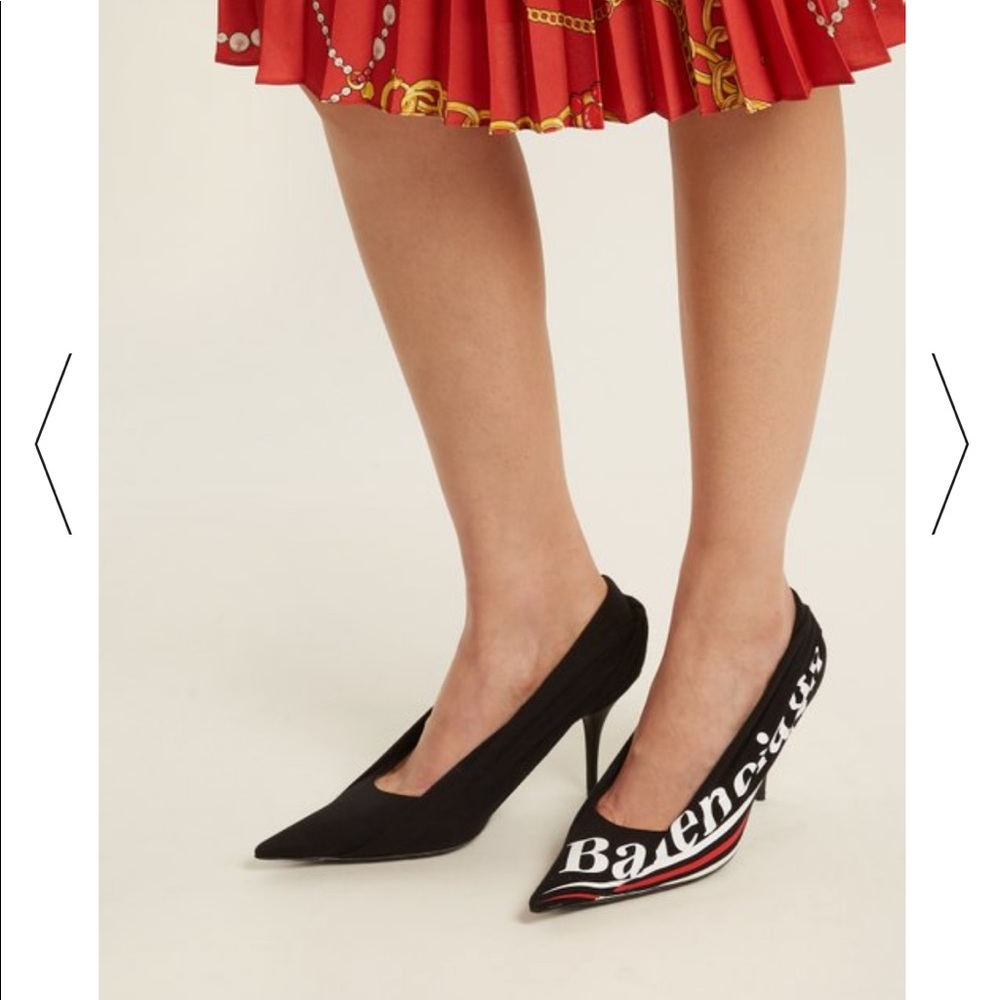 Balenciaga SS17 campaign knife pump 10